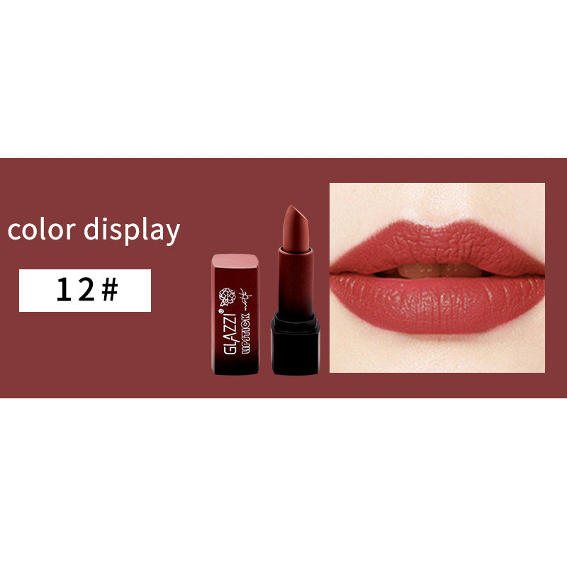 Portable Matte Lipstick Smooth Long-Lasting Moisturizing Lip Color