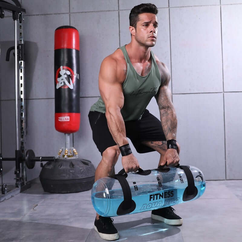 Transparent Water-Filled Dumbbell Adjustable Weight Training Equipment Fitness