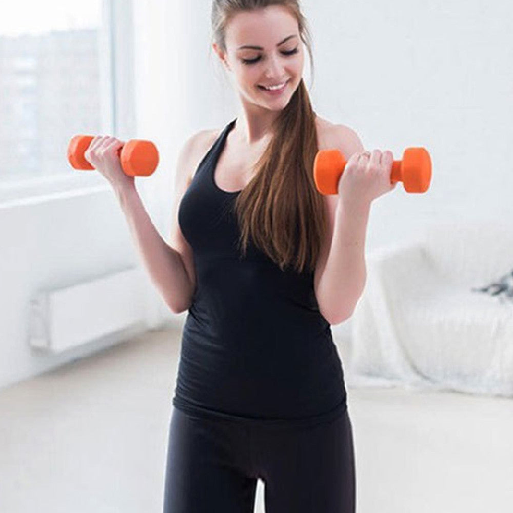Hexagonal Dumbbell Set for Home Fitness Arm Training
