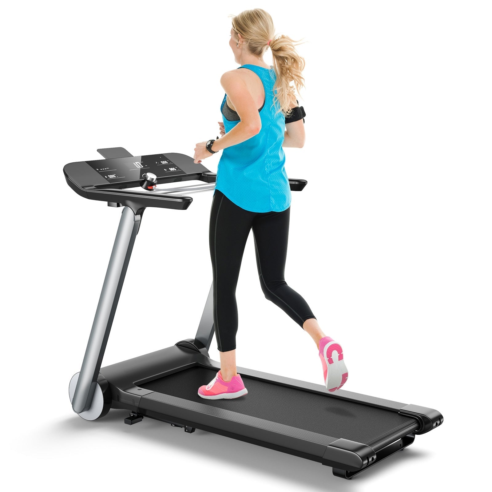 Italian Designed Folding Treadmill with Heart Rate Monitoring