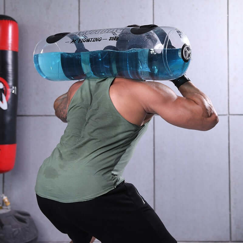 Transparent Water-Filled Dumbbell Adjustable Weight Training Equipment Fitness