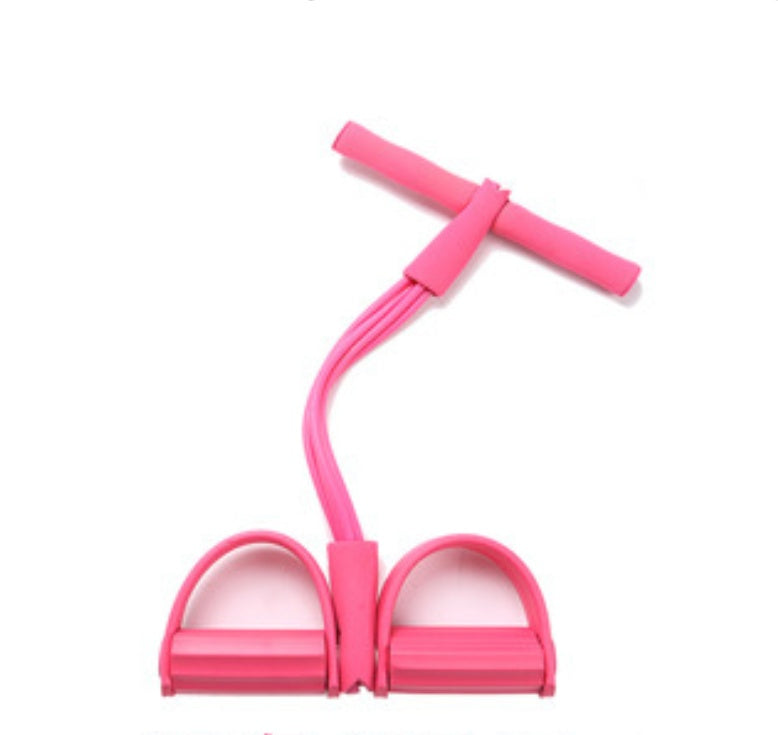 Latex Foot Pedal Resistance Pull Rope with Handles