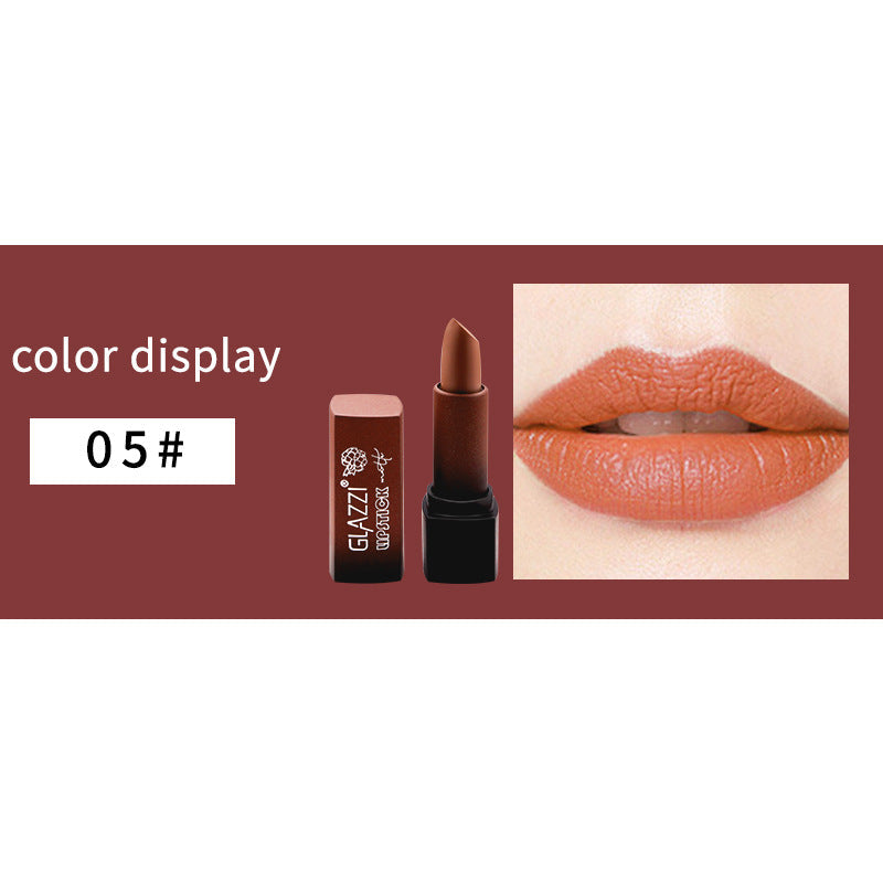 Portable Matte Lipstick Smooth Long-Lasting Moisturizing Lip Color