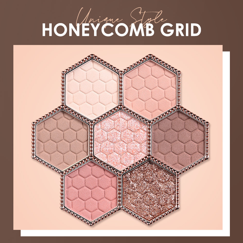 12-Color Eyeshadow Palette with Natural Shimmer Shades