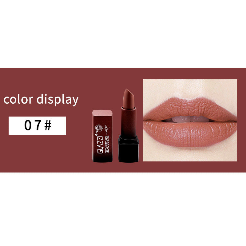 Portable Matte Lipstick Smooth Long-Lasting Moisturizing Lip Color
