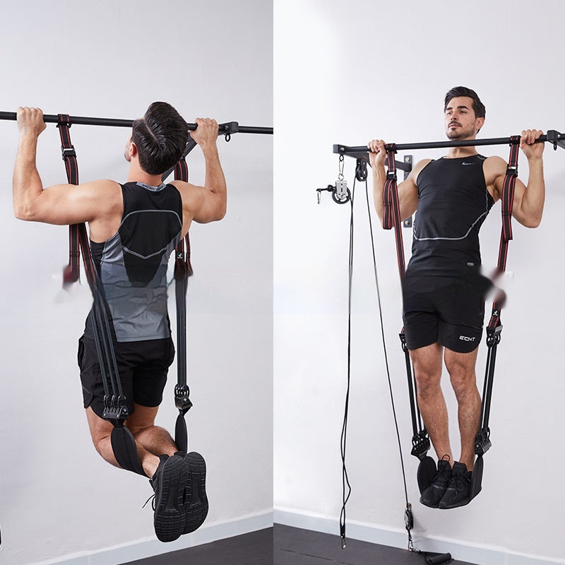 Single Foot Pull-Up Damper Chest Expander Home Fitness