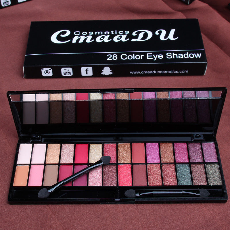 28 Color Eyeshadow Palette Matte Shimmer Makeup