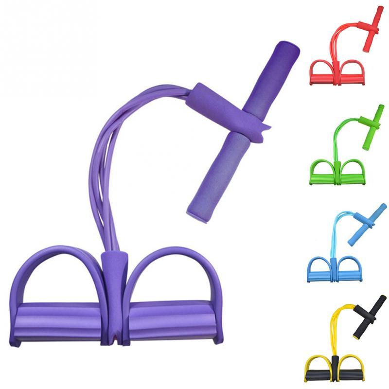 Latex Foot Pedal Resistance Pull Rope with Handles