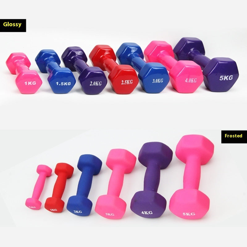 Hexagonal Dumbbell Set for Home Fitness Arm Training