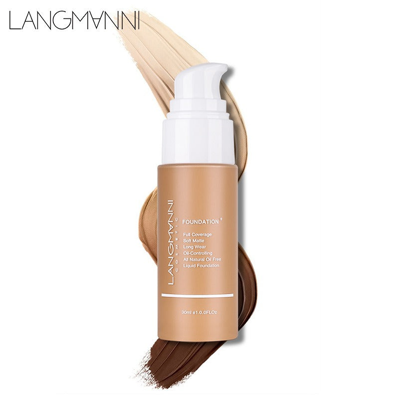 Matte Oil Control Concealer Foundation for Flawless Coverage Daily