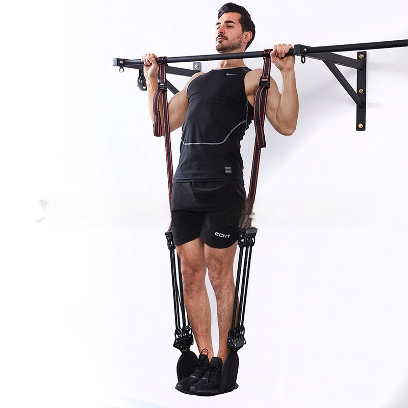 Single Foot Pull-Up Damper Chest Expander Home Fitness
