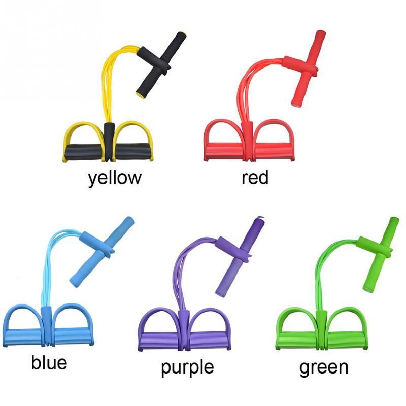 Latex Foot Pedal Resistance Pull Rope with Handles
