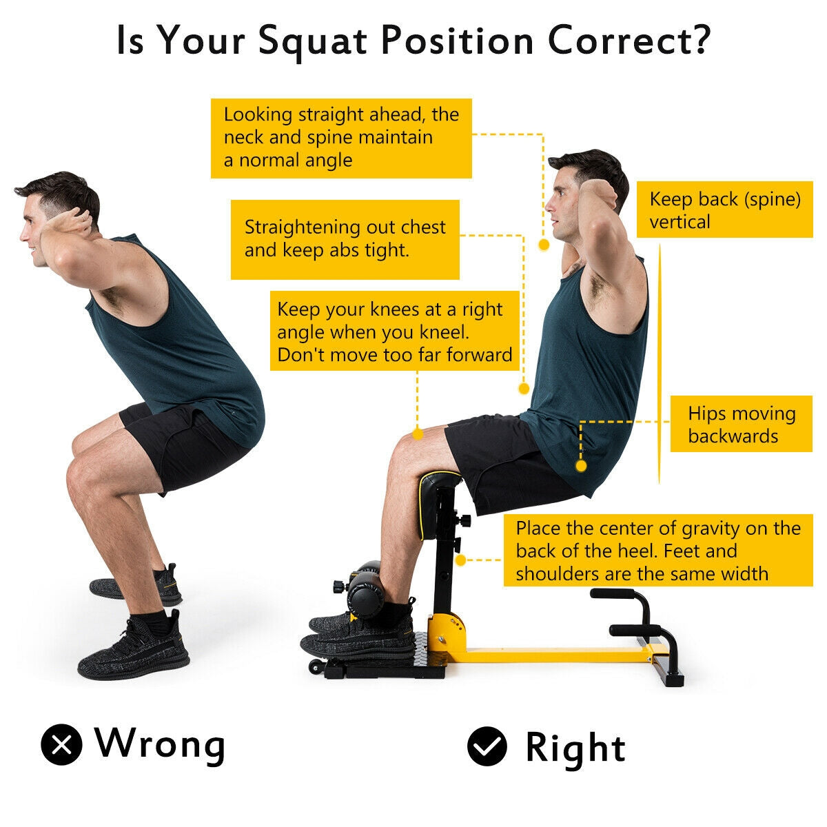 8-in-1 Multifunctional Home Gym Squat Fitness Training Equipment
