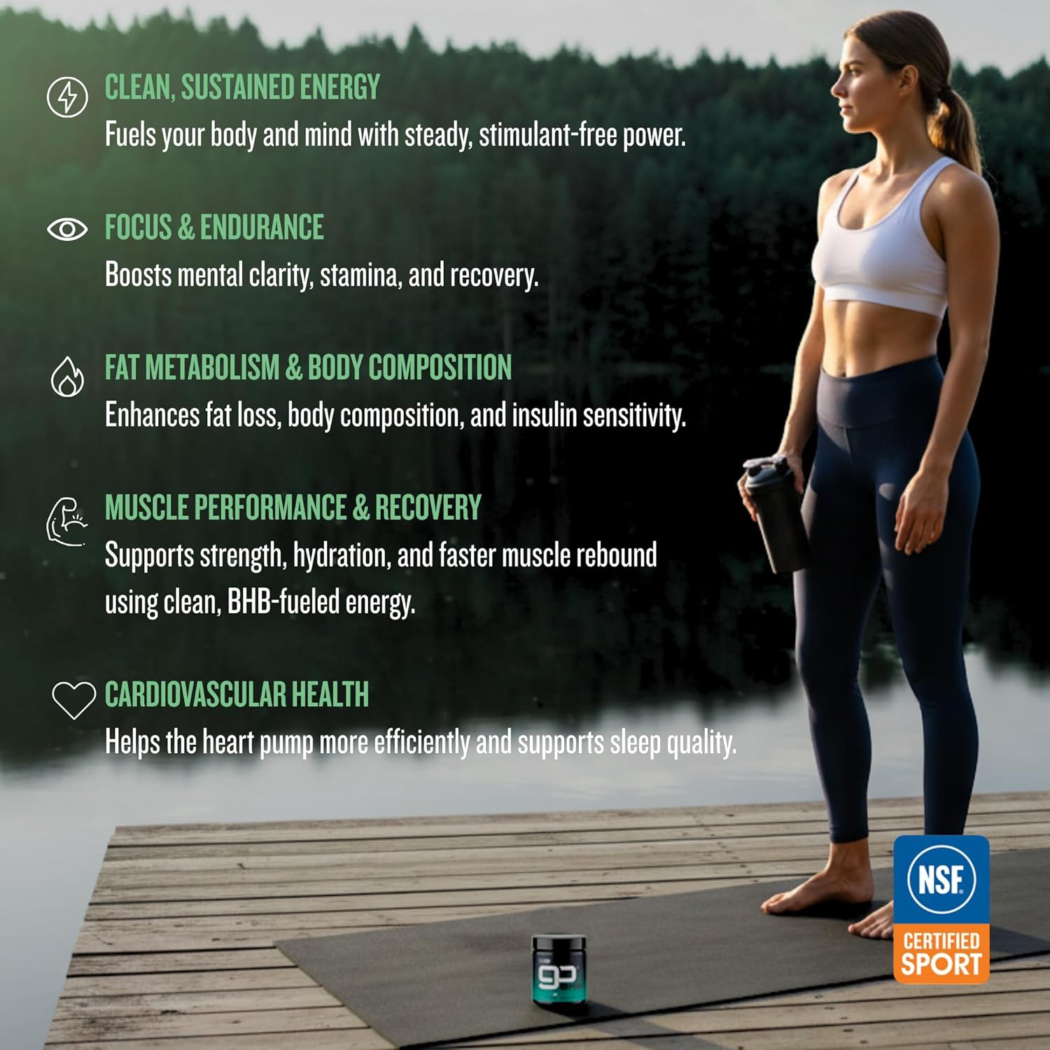 CleanForm Nutrition goBHB Clean Energy Ketone Supplement