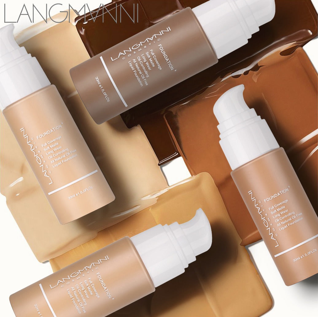 Matte Oil Control Concealer Foundation for Flawless Coverage Daily