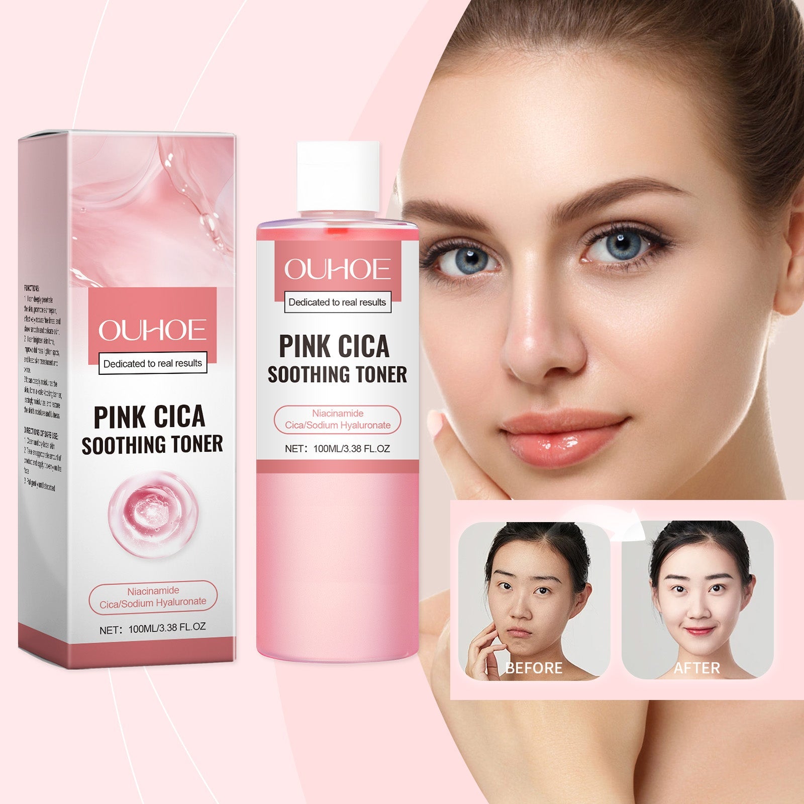 Repair Hydrating Firming Facial Toner Essence Water Refreshing