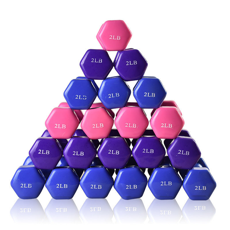 Hexagonal Dumbbell Set for Home Fitness Arm Training