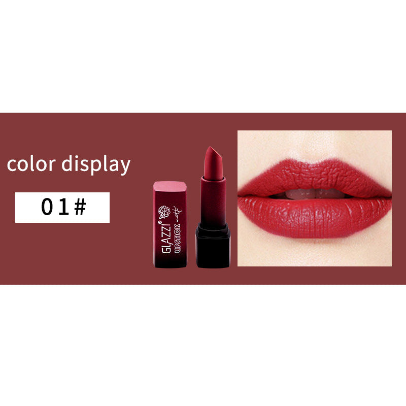 Portable Matte Lipstick Smooth Long-Lasting Moisturizing Lip Color