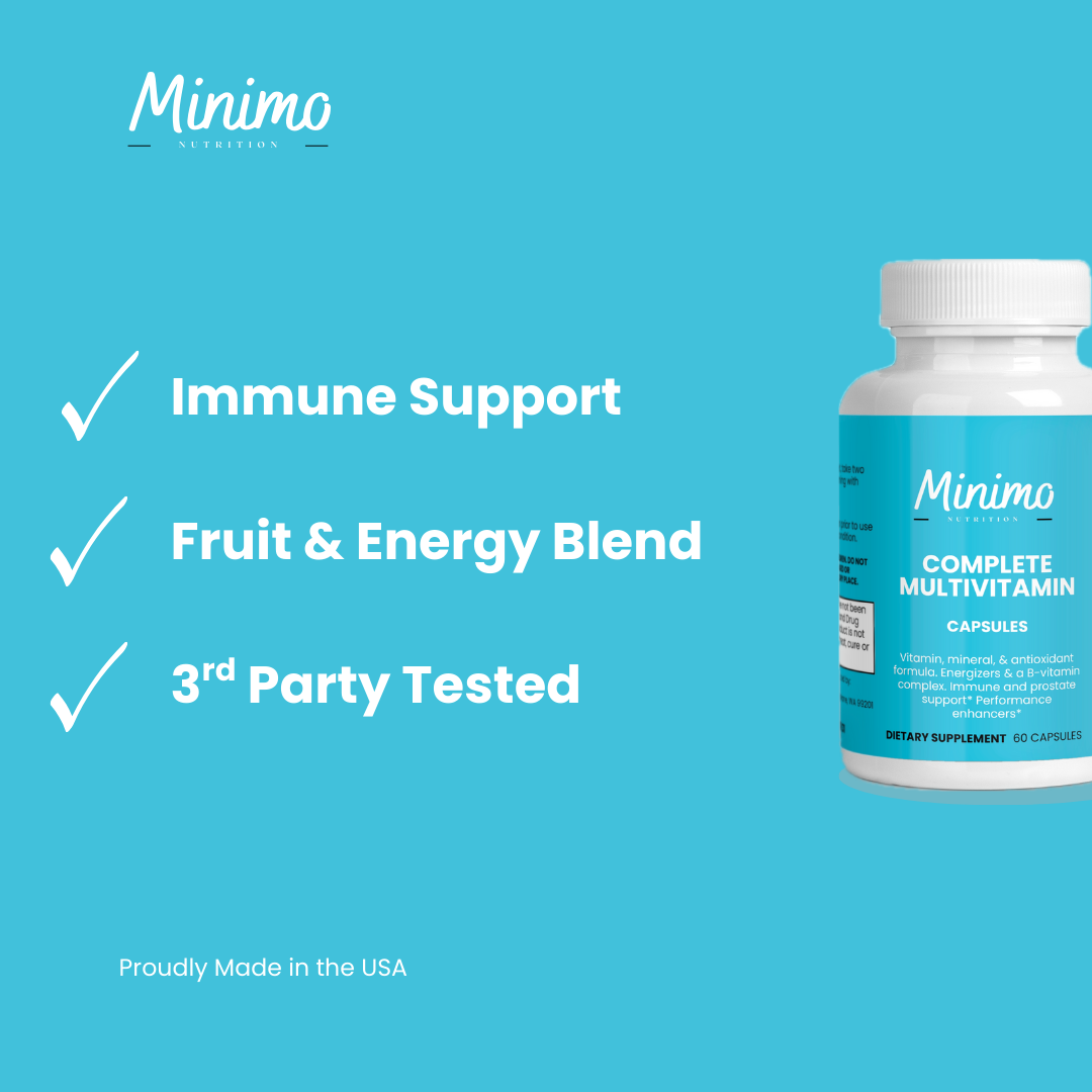 Complete Multivitamin Immunity Boost Supplement 60 Count Capsules
