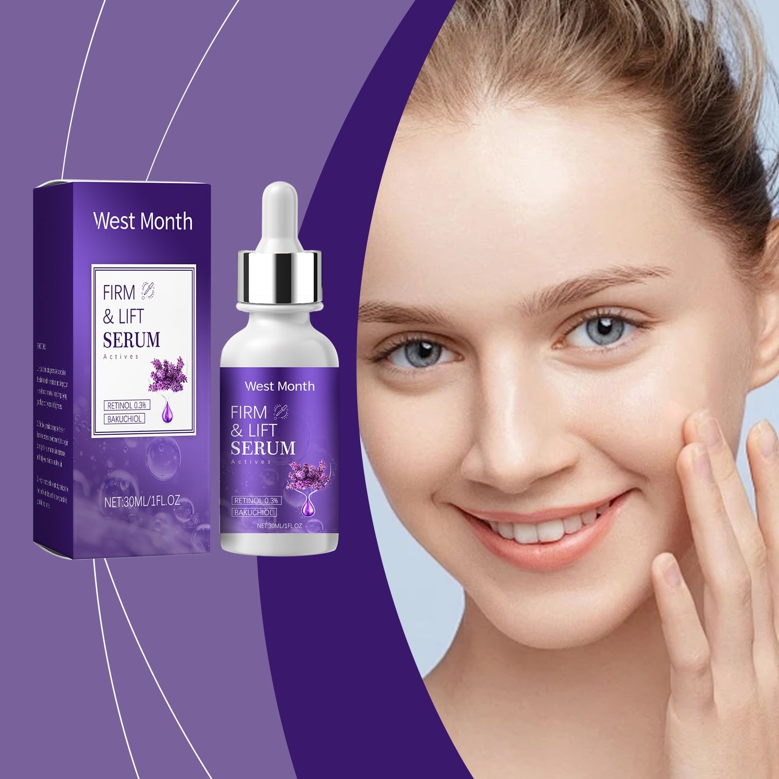 Retinol Firming Hydrating Facial Serum for Smoother Skin