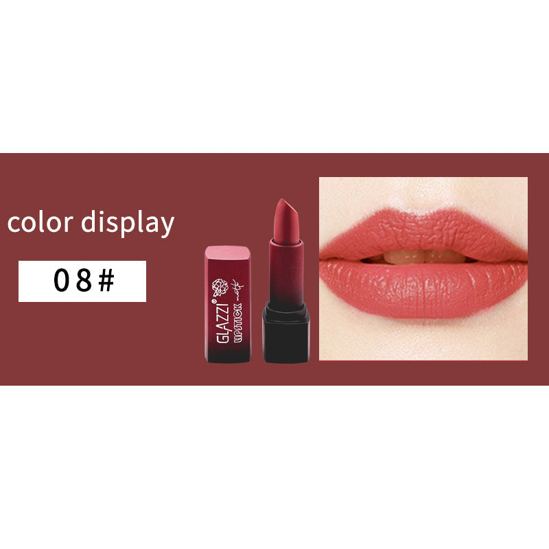 Portable Matte Lipstick Smooth Long-Lasting Moisturizing Lip Color