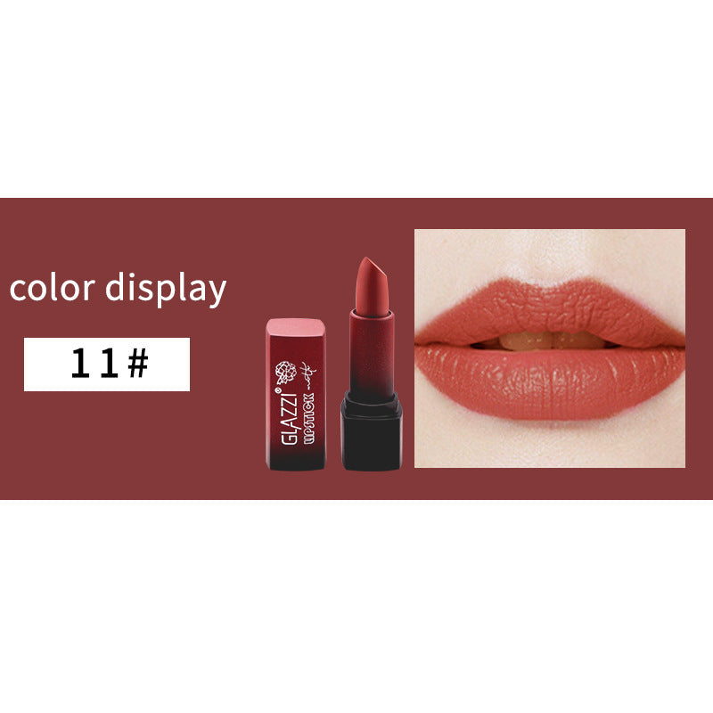 Portable Matte Lipstick Smooth Long-Lasting Moisturizing Lip Color