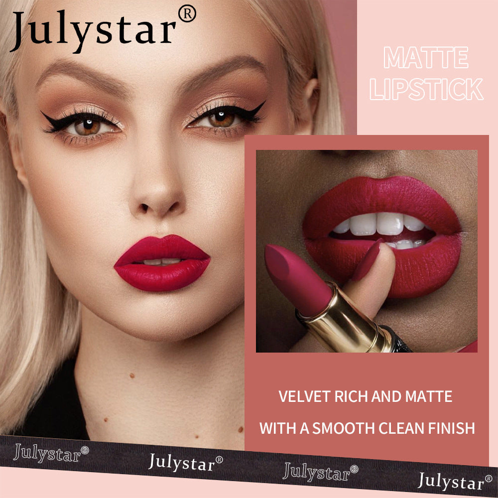 Matte Lipstick Six Color Set Long-Lasting Non-Transfer Formula