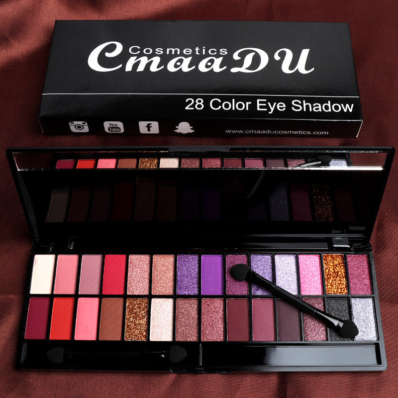 28 Color Eyeshadow Palette Matte Shimmer Makeup