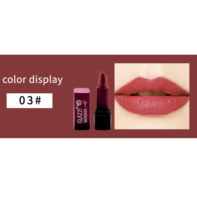 Portable Matte Lipstick Smooth Long-Lasting Moisturizing Lip Color