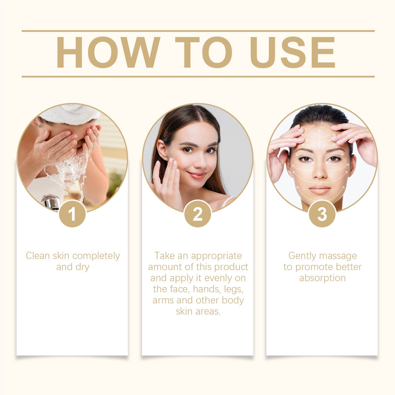 Facial Firming Moisturizing Serum for Smooth Elastic Skin Care