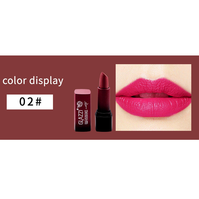 Portable Matte Lipstick Smooth Long-Lasting Moisturizing Lip Color