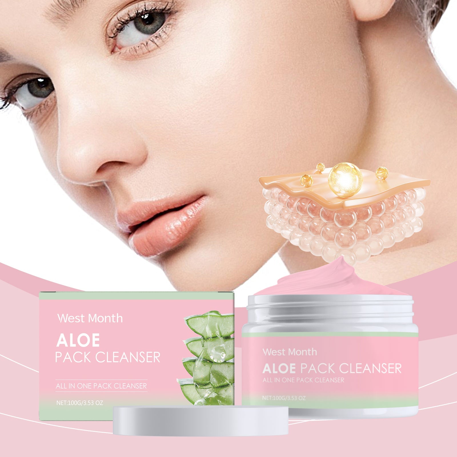 Aloe Soothing Facial Cleanser Gently Cleanses and Smoothes Skin