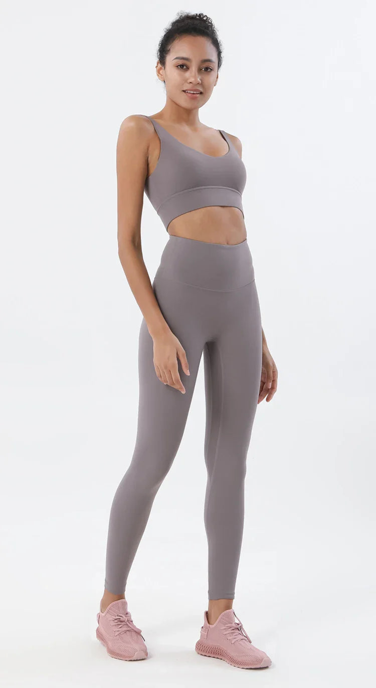 Women's Activewear Set Breathable Stretch Workout Outfit Two-Piece