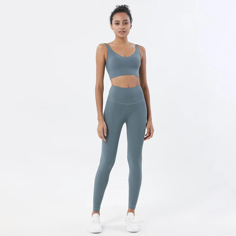 Women's Activewear Set Breathable Stretch Workout Outfit Two-Piece