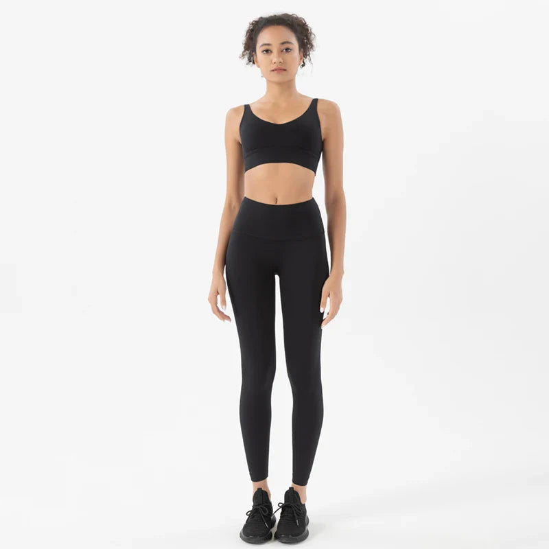 Women's Activewear Set Breathable Stretch Workout Outfit Two-Piece
