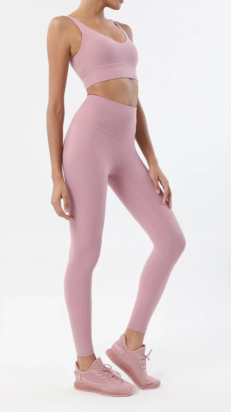 Women's Activewear Set Breathable Stretch Workout Outfit Two-Piece