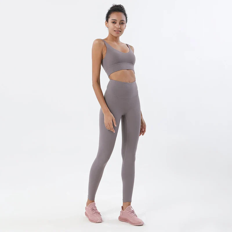 Women's Activewear Set Breathable Stretch Workout Outfit Two-Piece