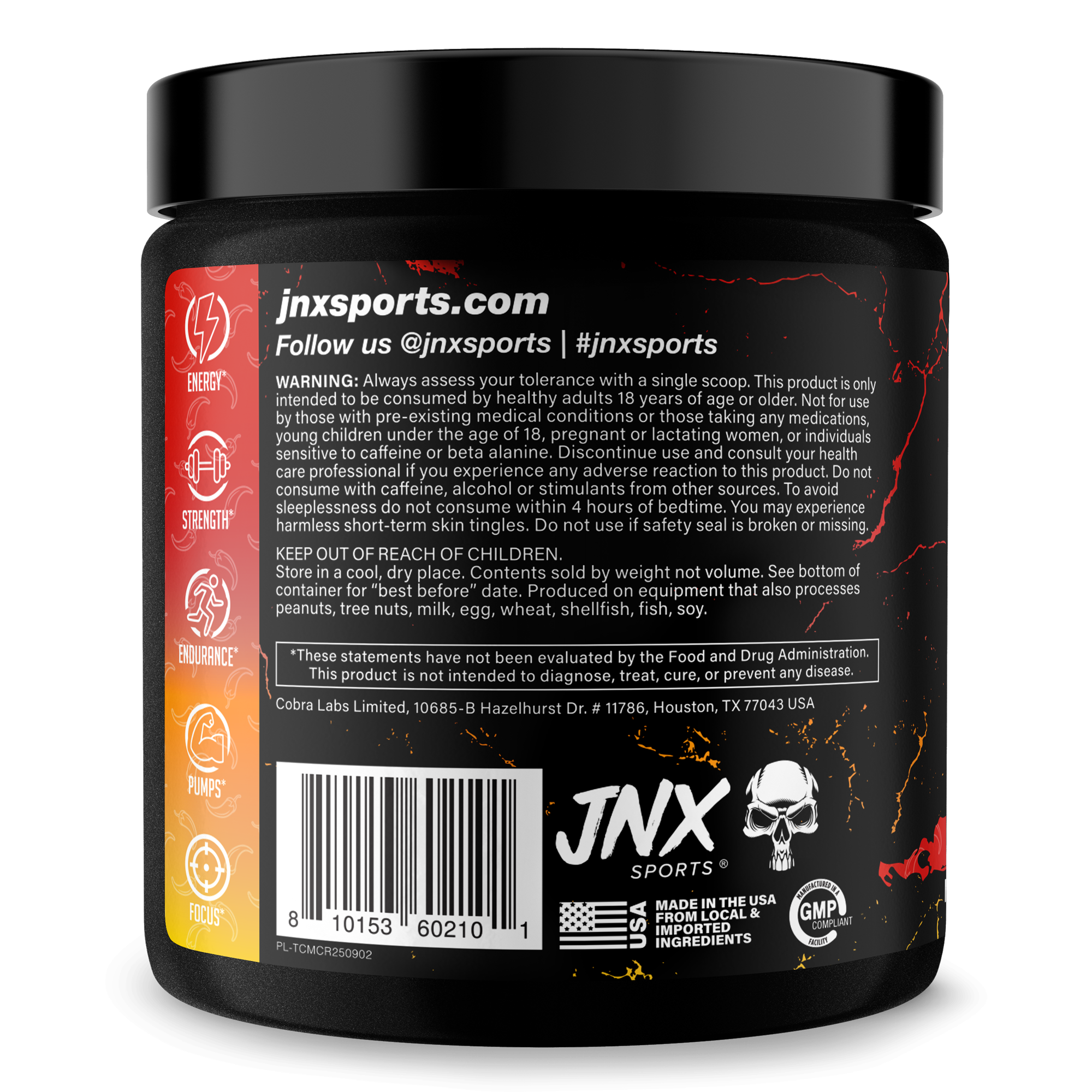 Pre-Workout Energy Focus Performance Supplement