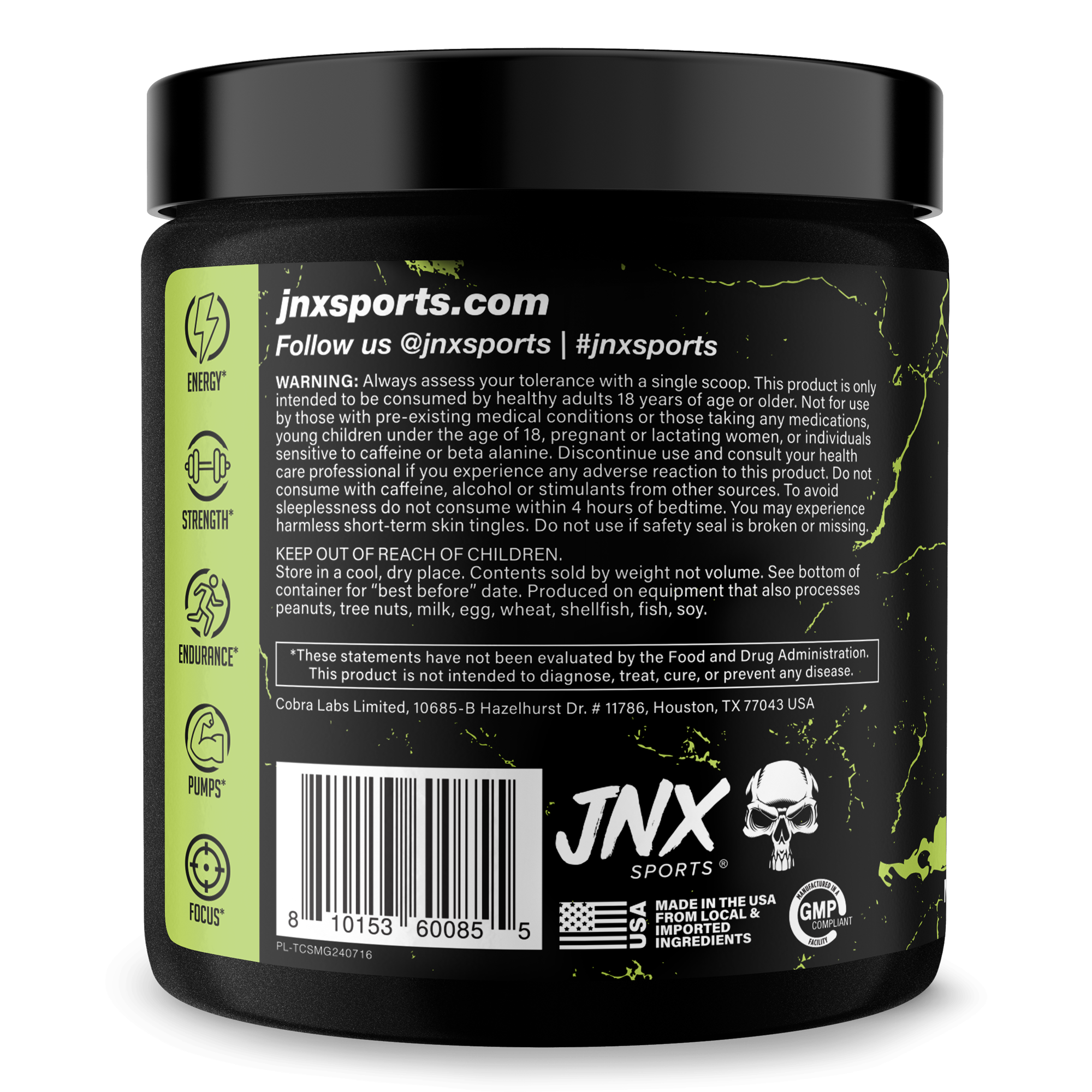 Pre-Workout Energy Focus Performance Supplement