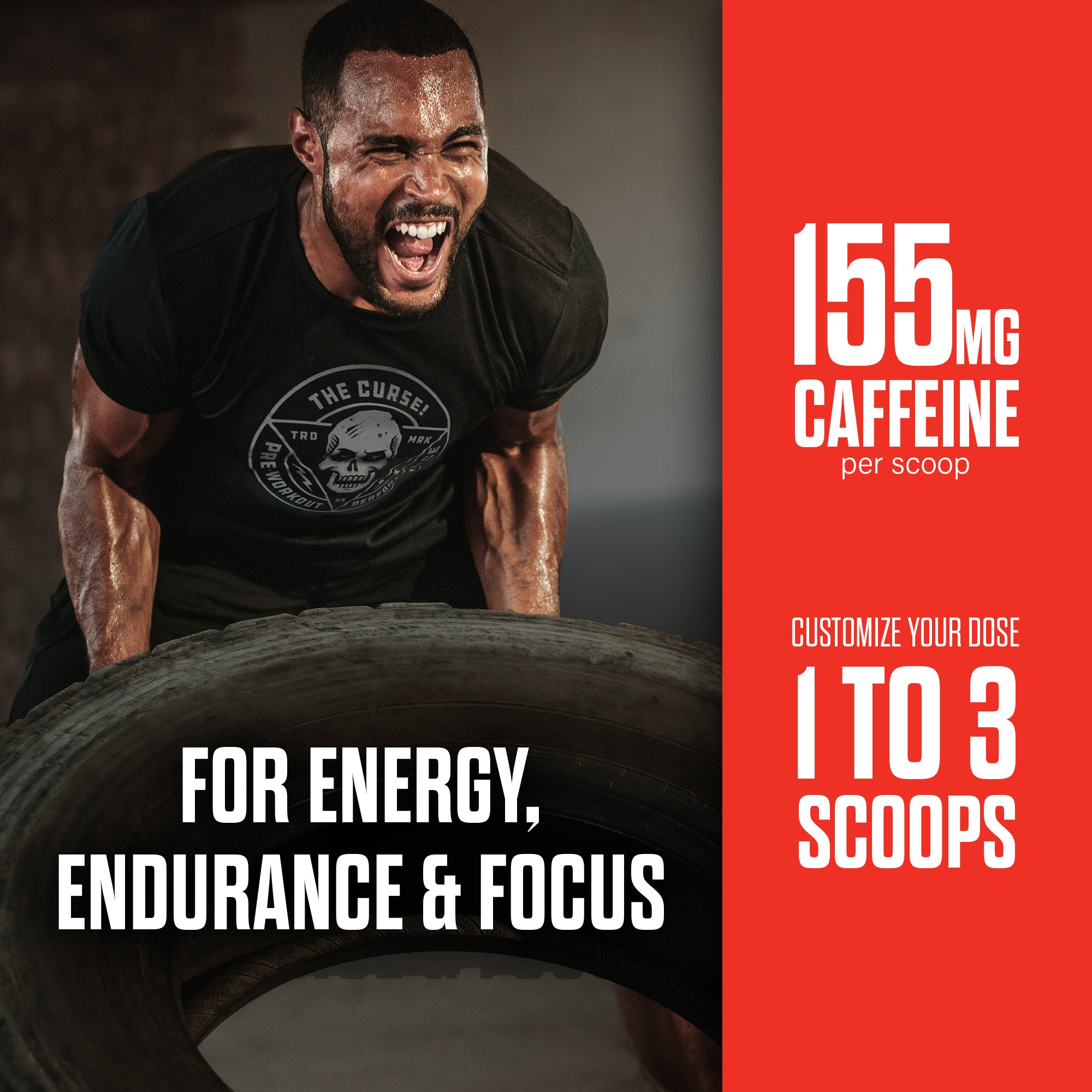 Pre-Workout Energy Focus Performance Supplement