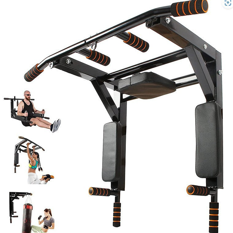 Wall Mounted Pull-Up Parallel Bars Fitness Training Equipment