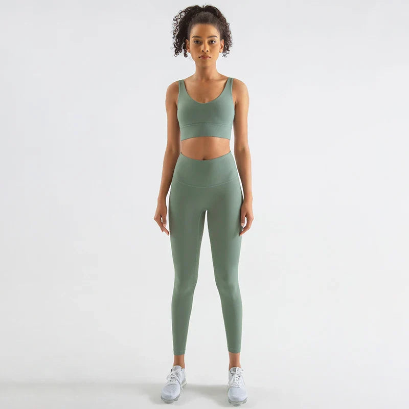 Women's Activewear Set Breathable Stretch Workout Outfit Two-Piece