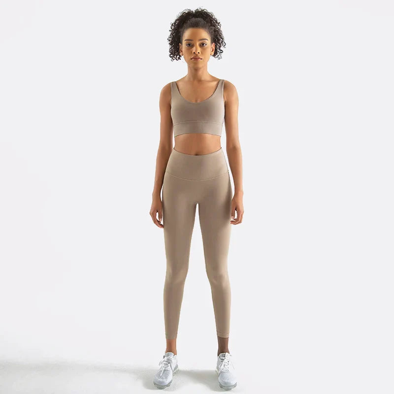 Women's Activewear Set Breathable Stretch Workout Outfit Two-Piece
