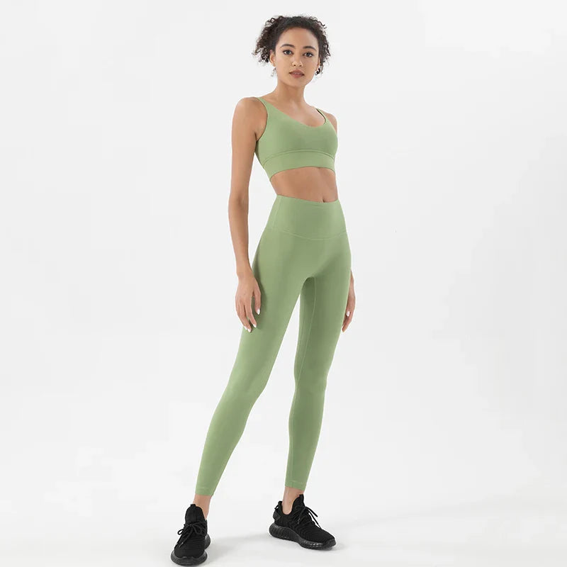 Women's Activewear Set Breathable Stretch Workout Outfit Two-Piece