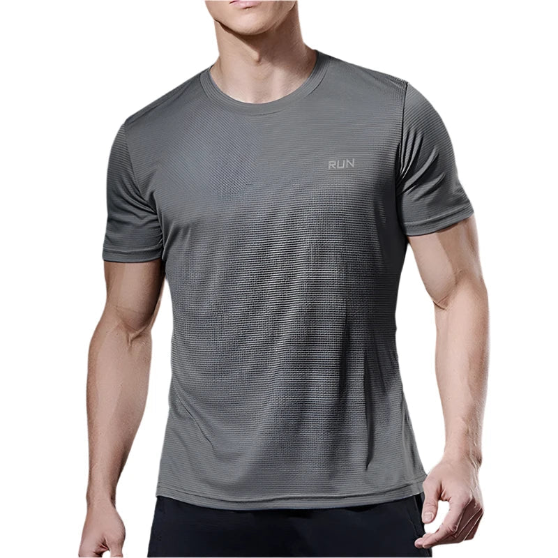 Men's Performance Running Tee Breathable Lightweight Athletic Shirt