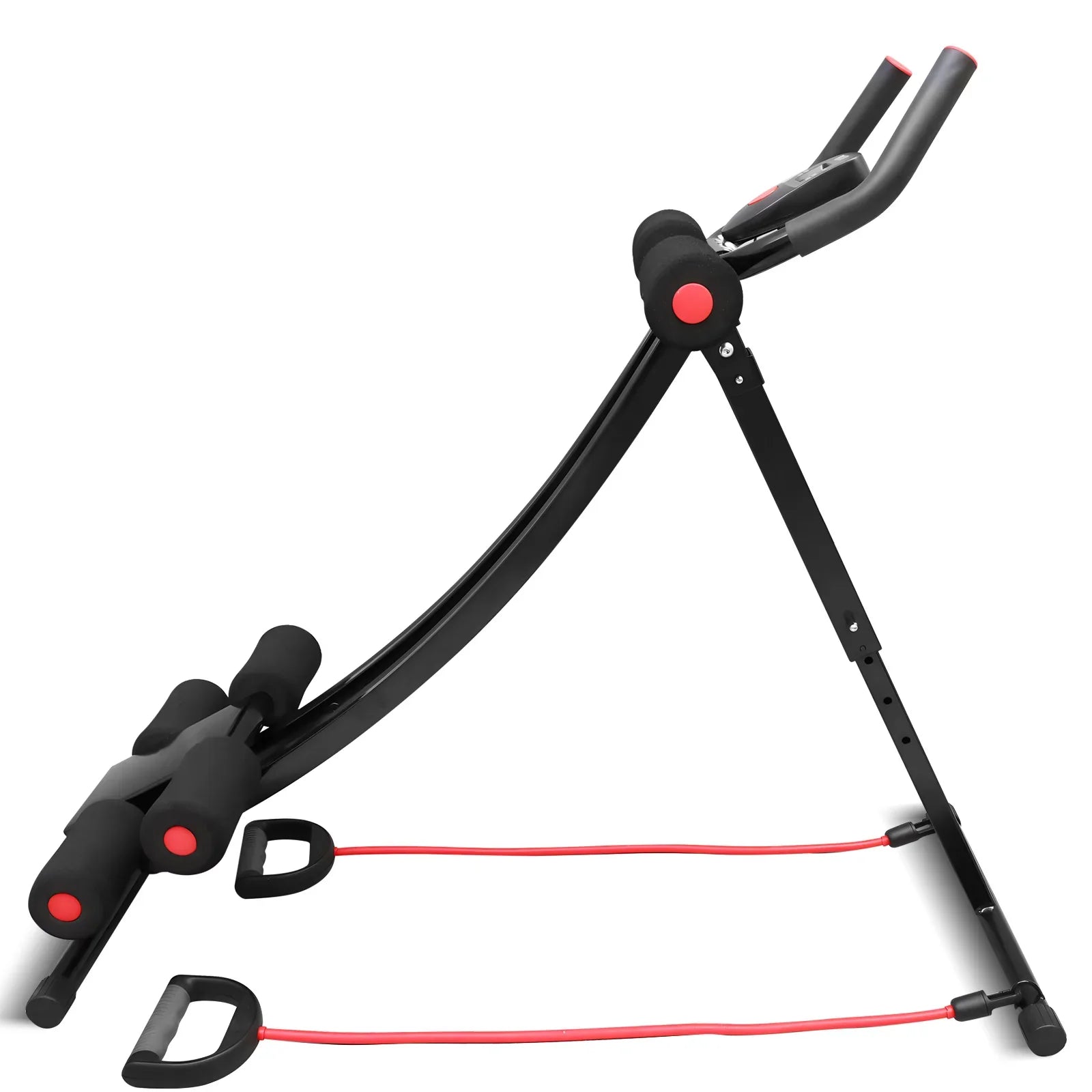 Foldable Ab Machine Core Workout Trainer LCD