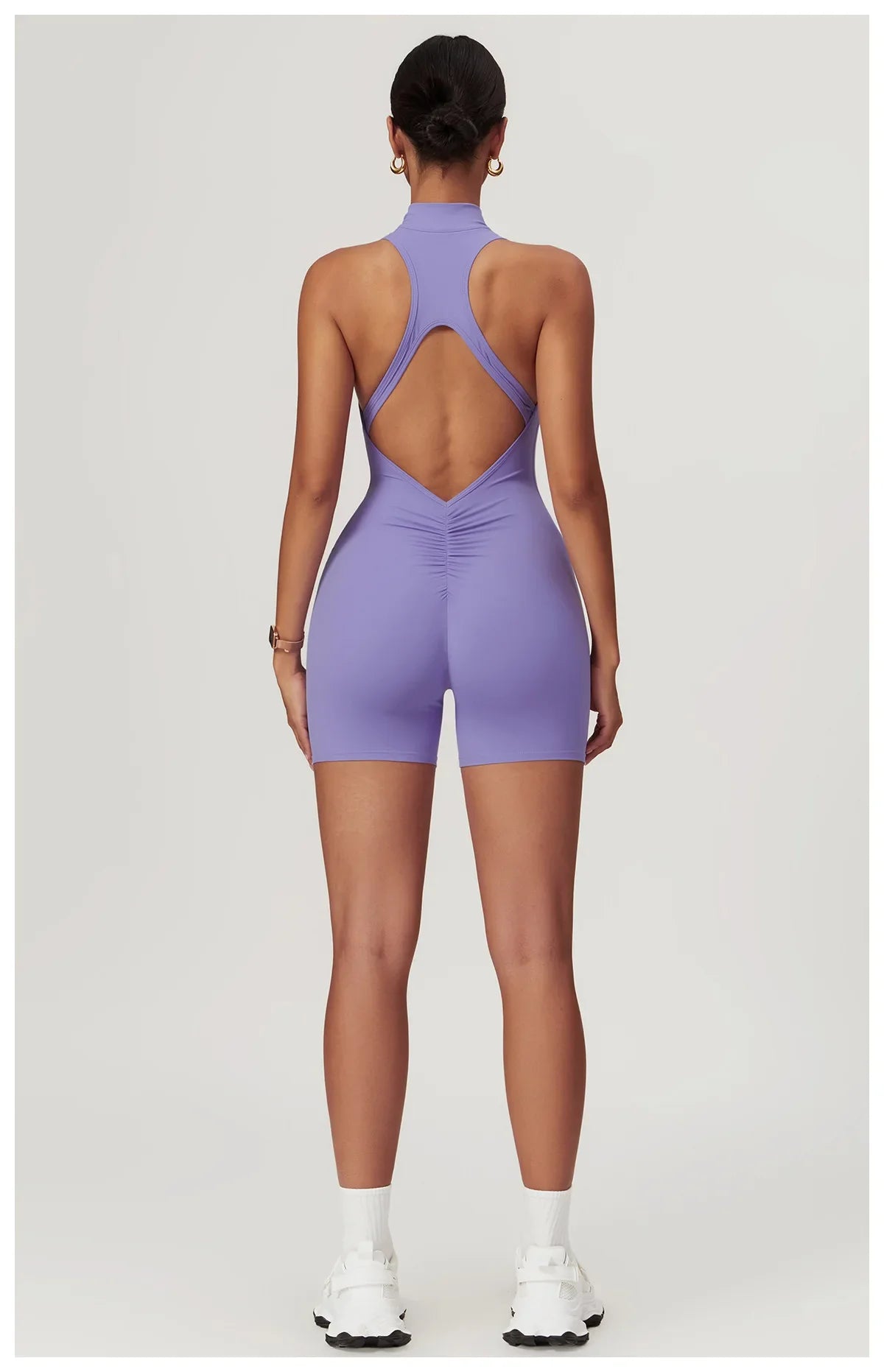 Women's Sleeveless Slim Activewear Jumpsuit for Fitness Wear