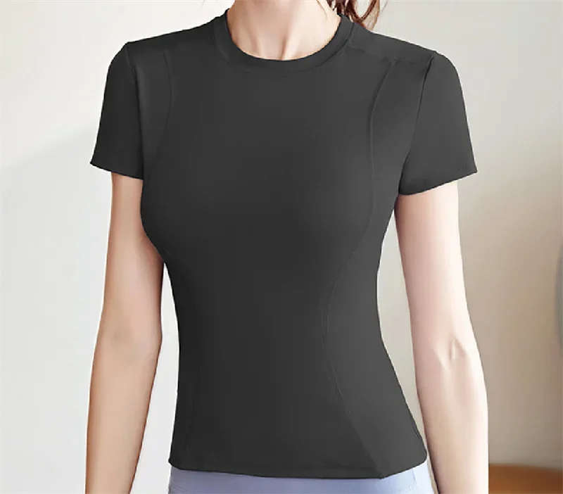 Women's Performance Workout T-Shirt Breathable Activewear Fitness Top