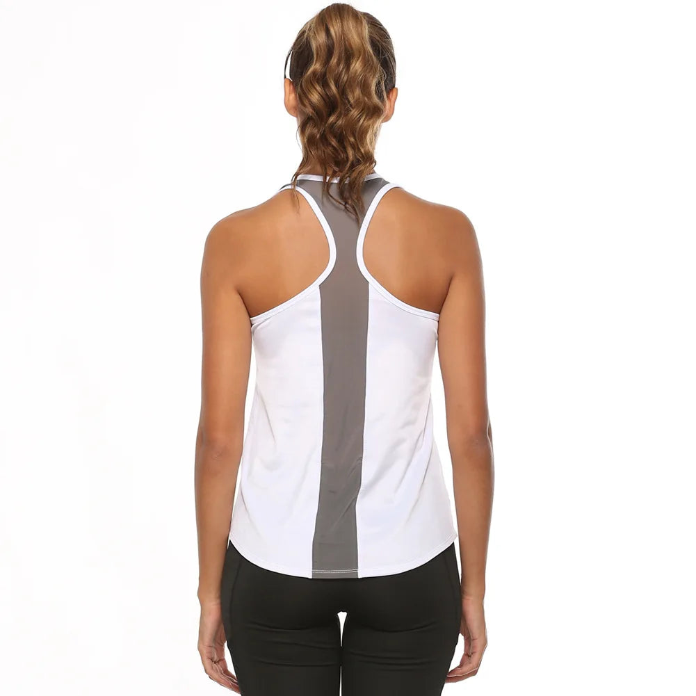 Women's High Performance Athletic Tank Top Breathable Workout Shirt
