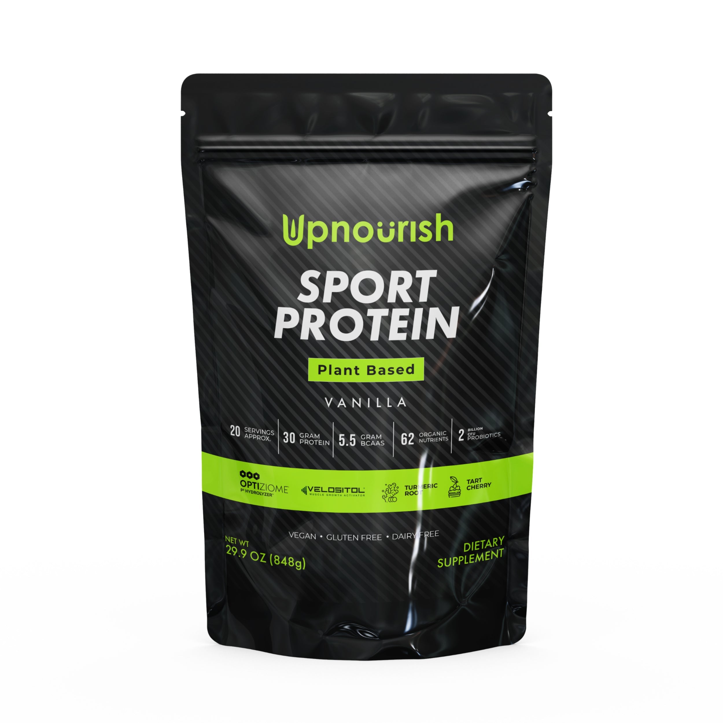 Plant Based Sport Protein Vegan Muscle Support Supplement